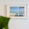 Custom framed art paper prints with mat