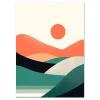 Mountains wall art