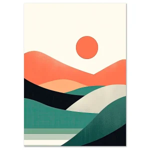 Mountains wall art