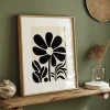 Floral large wall art