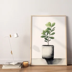 Leaf wall art prints