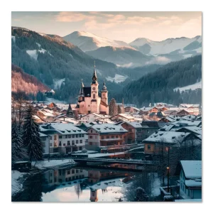 Mountains wall art