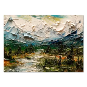 Mountains wall art