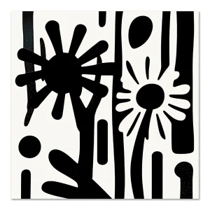 Floral wall art