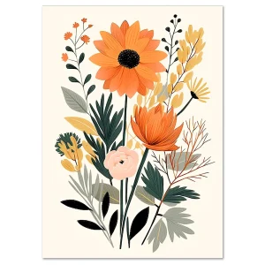 Floral wall art