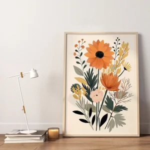 Floral wall art prints