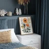 Floral large wall art
