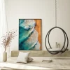 Beach magnetic art prints