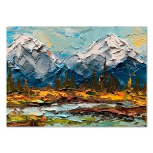 Mountains wall art