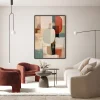 Abstract magnetic art prints