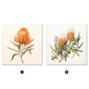 Floral wall art