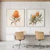 Floral magnetic art prints