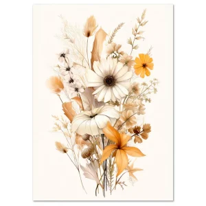 Floral wall art