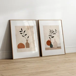 Leaf wall art prints