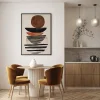 Line magnetic art prints