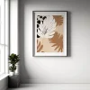 Leaf magnetic art prints