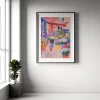 Floral magnetic art prints