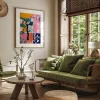 Floral large wall art