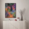 Floral magnetic art prints