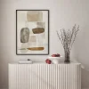 Abstract magnetic art prints
