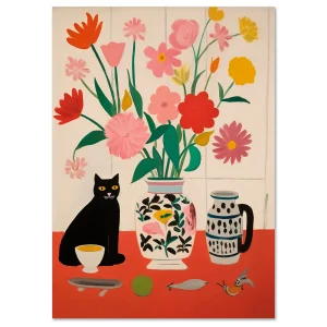Floral wall art