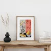 Floral magnetic art prints