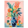 Floral wall art