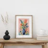 Floral magnetic art prints