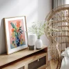 Floral large wall art