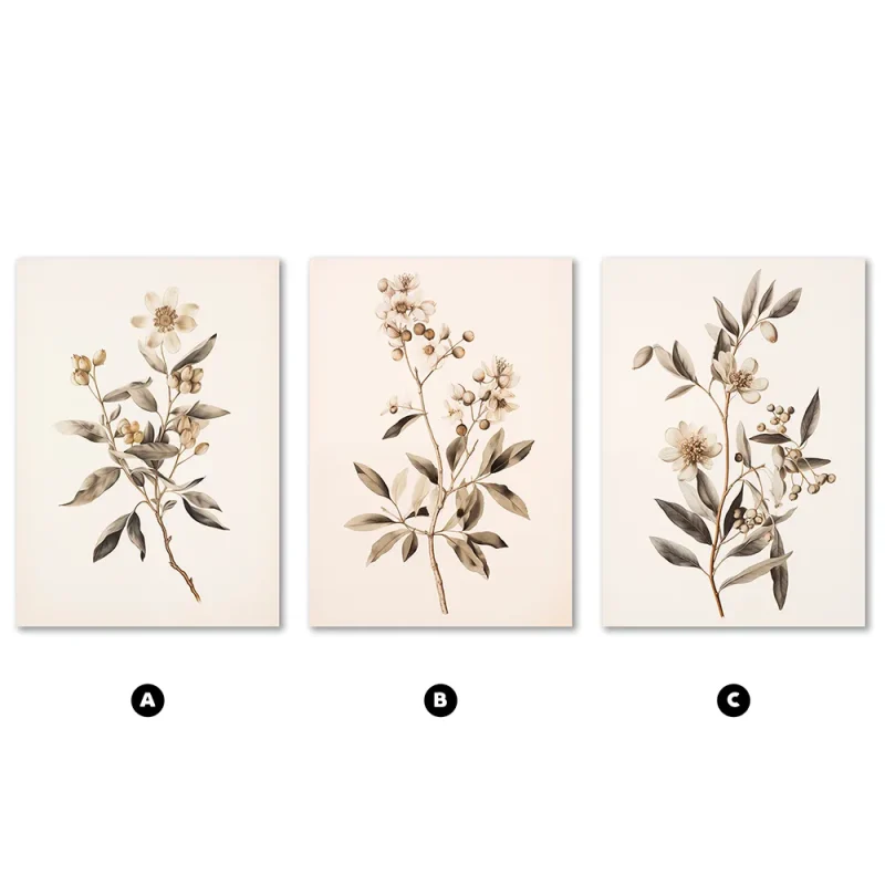 Floral wall art