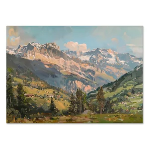 Mountains wall art