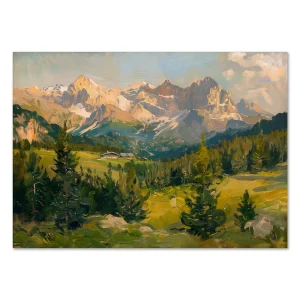 Mountains wall art