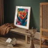 Floral magnetic art prints