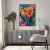 Floral large wall art