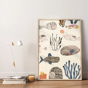 Cartoon wall art prints