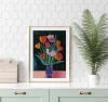 Floral large wall art