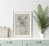 Floral large wall art