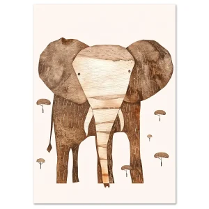 Cartoon wall art