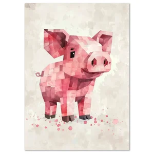 Cartoon wall art