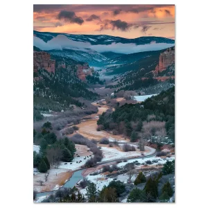 Mountains wall art