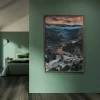 Mountains large wall art