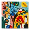 Cartoon wall art