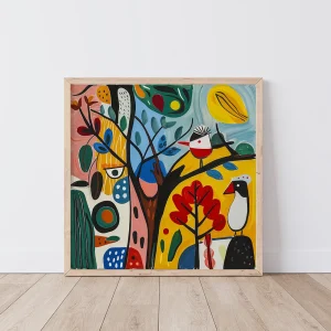 Cartoon wall art prints