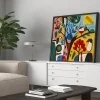 Cartoon magnetic art prints