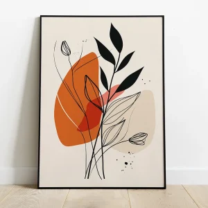 Leaf wall art prints