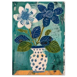 Floral wall art
