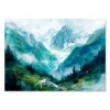Mountains wall art