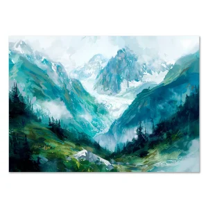 Mountains wall art