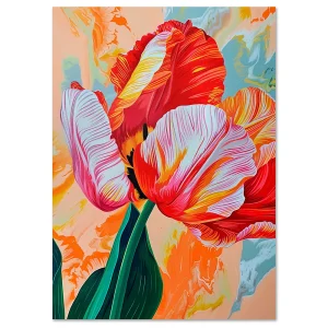 Floral wall art