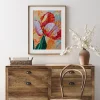 Floral large wall art